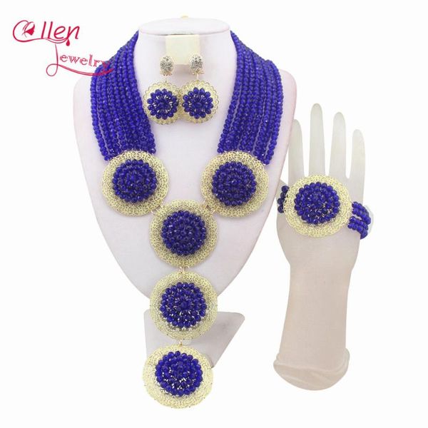earrings & necklace classic african beads jewelry set nigerian wedding bridal crystal style beaded w11482, Silver
earrings & necklace classic african beads jewelry set nigerian wedding bridal crystal style beaded w11482, Silver