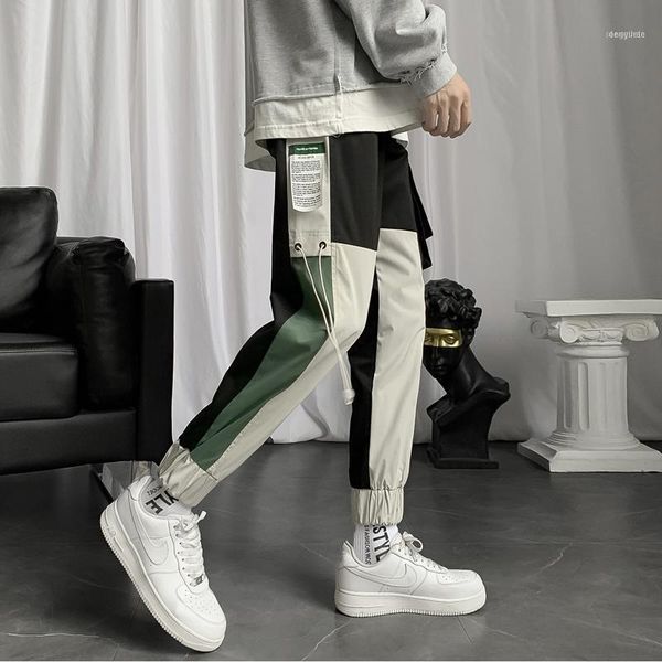 men's pants 2021 casual harem panelled loose pencli pant elastic feet jogger fashion men clothing large size cargo pants1, Black
men's pants 2021 casual harem panelled loose pencli pant elastic feet jogger fashion men clothing large size cargo pants1, Black
