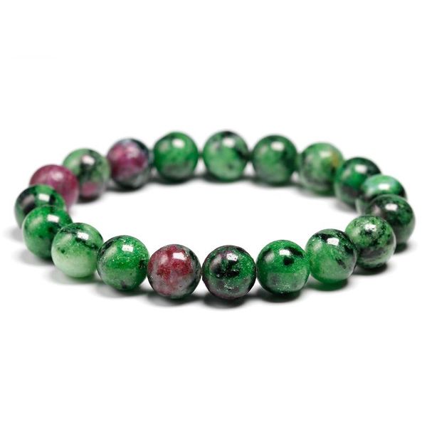 beaded, strands genuine natural green anyolite rubys zoisite stone stretchy 6 8 10mm round beads bracelet women men jewelry, Black
beaded, strands genuine natural green anyolite rubys zoisite stone stretchy 6 8 10mm round beads bracelet women men jewelry, Black