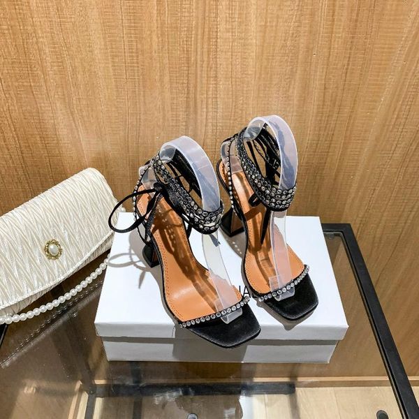 dress shoes 2021 summer style buckle women's sandals with colorful rhinestone tower-shaped heel strap fairy, Black
dress shoes 2021 summer style buckle women's sandals with colorful rhinestone tower-shaped heel strap fairy, Black
