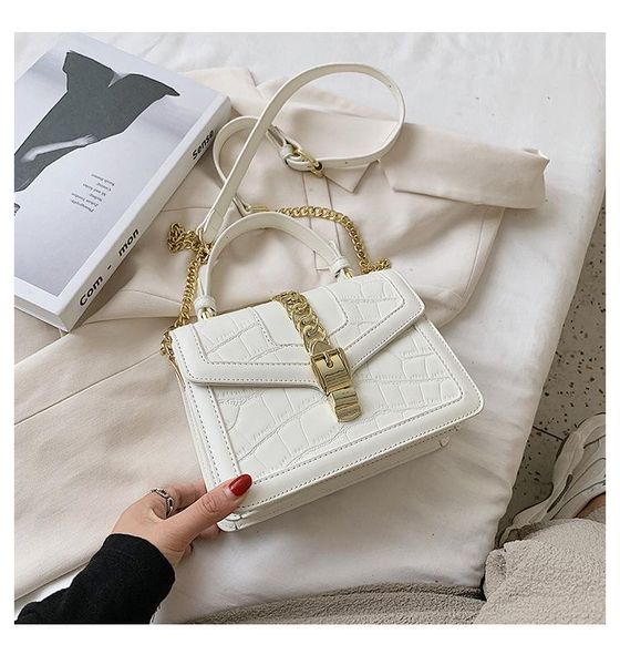 crocodile pattern handbag 2021 fashion women's pu leather designer lock chain shoulder messenger bag bags
crocodile pattern handbag 2021 fashion women's pu leather designer lock chain shoulder messenger bag bags