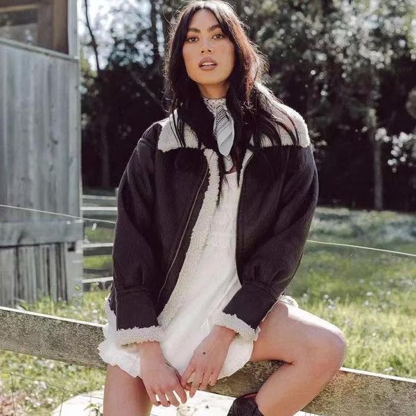 women's leather & faux foridol oversized pu winter coat jackets fur black thick 2021 streetwear fluffy chaqueta
women's leather & faux foridol oversized pu winter coat jackets fur black thick 2021 streetwear fluffy chaqueta