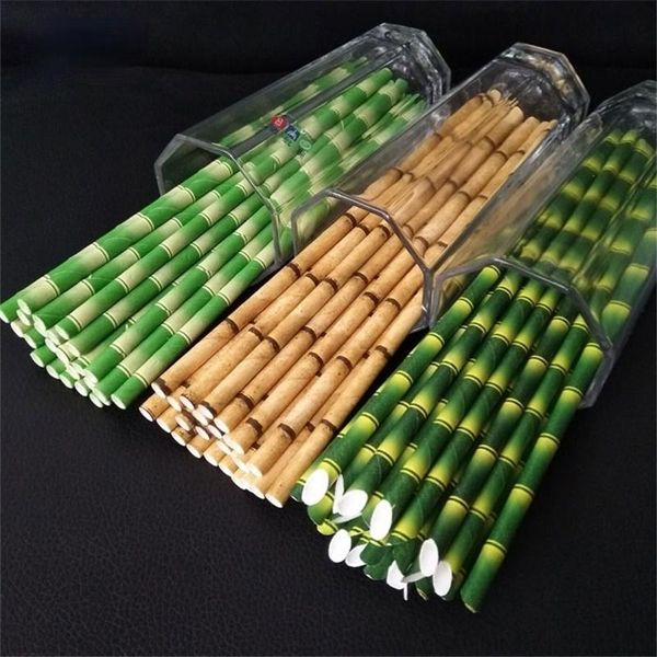 100pcs 19.7cm paper straw reusable bamboo drinking tubes kraft party supplies decoration cocktail accessory straws
100pcs 19.7cm paper straw reusable bamboo drinking tubes kraft party supplies decoration cocktail accessory straws