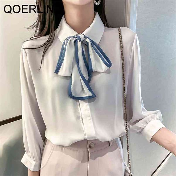 transparent bow tied collar casual white chiffon blouse shirt business blusas chic plus size ladies 210601
transparent bow tied collar casual white chiffon blouse shirt business blusas chic plus size ladies 210601