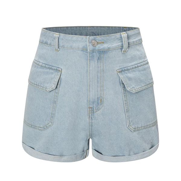 pocket design overalls shorts women's high-waisted button denim casual party jeans with pockets women clothing, White;black
pocket design overalls shorts women's high-waisted button denim casual party jeans with pockets women clothing, White;black
