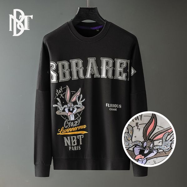 lovers' new fashion brand in autumn and winter 2021 printed bead embroidered round neck loose long sve men's sweater, Black
lovers' new fashion brand in autumn and winter 2021 printed bead embroidered round neck loose long sve men's sweater, Black