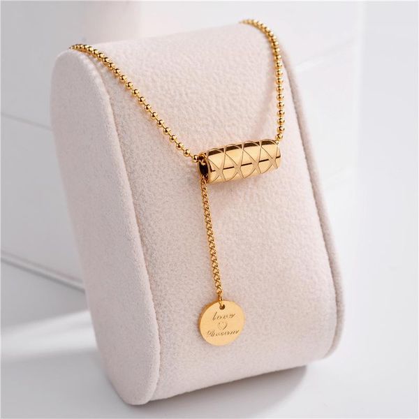 korean style trendy beads chain geometry pendant women necklace ladies fashion stainless steel clavicle jewelry party gift necklaces, Silver
korean style trendy beads chain geometry pendant women necklace ladies fashion stainless steel clavicle jewelry party gift necklaces, Silver