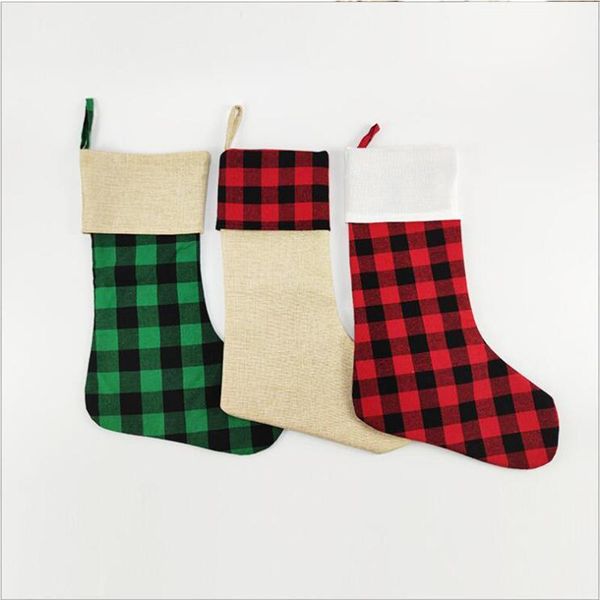 christmas decorations 10pcs/lot custom sublimation plaid stockings red grid santa sock blank xmas tree hanging pendent fireplace decoration
christmas decorations 10pcs/lot custom sublimation plaid stockings red grid santa sock blank xmas tree hanging pendent fireplace decoration