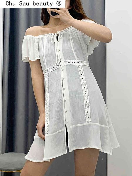 chu sau beauty fashion solid mini dress women holiday chic perspective hollow out summer dresses mujer beach wear 210508, Black;gray
chu sau beauty fashion solid mini dress women holiday chic perspective hollow out summer dresses mujer beach wear 210508, Black;gray