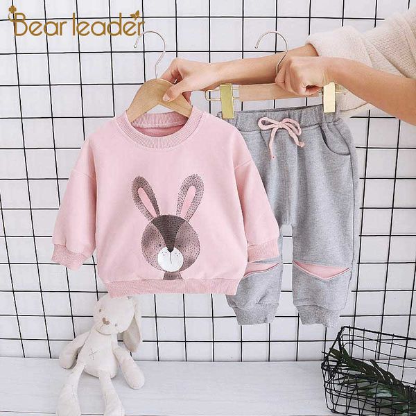 bear leader toddler girls autumn fashion clothes kids cartoon bunny tracksuit children clothing baby sets casual costumes 2pcs 210708, White
bear leader toddler girls autumn fashion clothes kids cartoon bunny tracksuit children clothing baby sets casual costumes 2pcs 210708, White