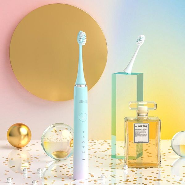 smart electric toothbrush seago sonic usb rechargeable student waterproof automatic soft with 4 tooth brush heads
smart electric toothbrush seago sonic usb rechargeable student waterproof automatic soft with 4 tooth brush heads
