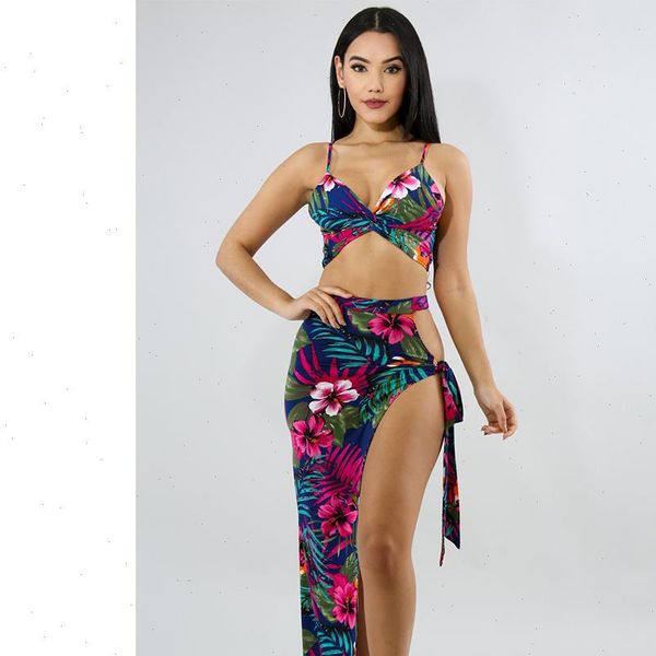 bohemian floral print sets womens tracksuits spaghetti strap v neck crop with skirt two piece set elegant beach, Gray
bohemian floral print sets womens tracksuits spaghetti strap v neck crop with skirt two piece set elegant beach, Gray