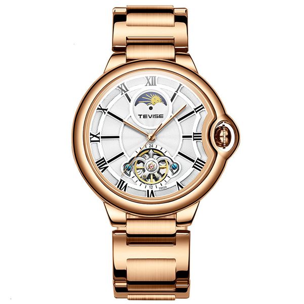 2021 trend man automatic mechanical watch fashion stainless steel tape waterproof moon and stars business gentlemen watches t842a, Slivery;brown
2021 trend man automatic mechanical watch fashion stainless steel tape waterproof moon and stars business gentlemen watches t842a, Slivery;brown