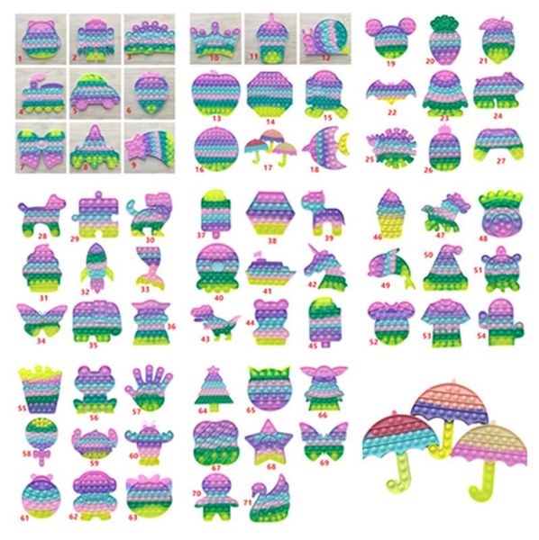 dhl shipping fidget toys sensory rainbow macaron animal push bubble anti stress educational children and adults decompression toy
dhl shipping fidget toys sensory rainbow macaron animal push bubble anti stress educational children and adults decompression toy