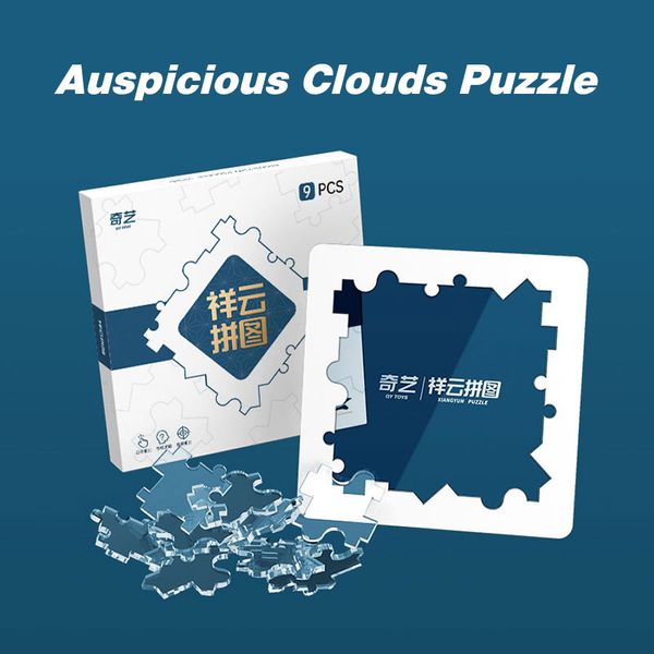 Qiyi Auspicious Clouds Puzzle Jigsaw Picture Puzzle Professional Educational Twist Wisdome Toys Game 9 pieces of Plastic Puzzles
Qiyi Auspicious Clouds Puzzle Jigsaw Picture Puzzle Professional Educational Twist Wisdome Toys Game 9 pieces of Plastic Puzzles