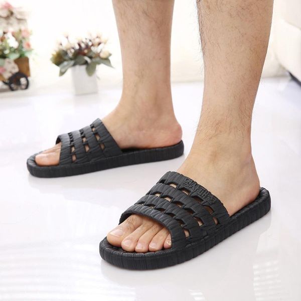 slippers fashion men indoor floor flat shoes summer non-slip flip flops home male slipper comfortable zapatillas de hombre, Black
slippers fashion men indoor floor flat shoes summer non-slip flip flops home male slipper comfortable zapatillas de hombre, Black