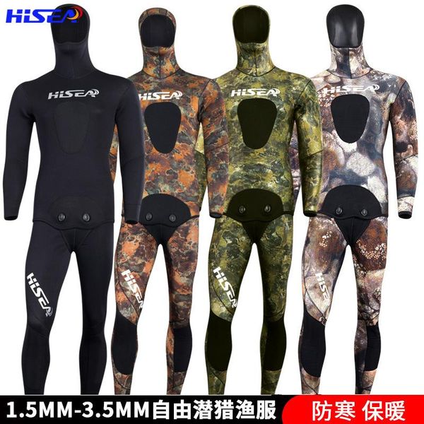 hisea 3.5mm camouflage wetsuits men spearfishing suit diving wetsuit fishing and hunting clothing swim wear
hisea 3.5mm camouflage wetsuits men spearfishing suit diving wetsuit fishing and hunting clothing swim wear