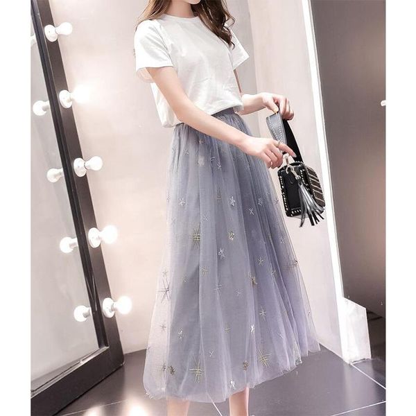 skirts women glitter sequined stars tulle skirt sheer mesh midi length tutu ladies bb142, Black
skirts women glitter sequined stars tulle skirt sheer mesh midi length tutu ladies bb142, Black