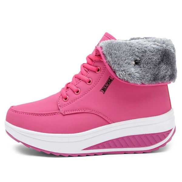 boots non-slip women waterproof winter ankle snow platform shoes with thick fur, Black
boots non-slip women waterproof winter ankle snow platform shoes with thick fur, Black
