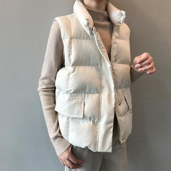 women's vests aibeautyer autumn ins ladies thick waistcoat women warm cotton vest streetwear female short zipper padded sleeveless coat, Black;white
women's vests aibeautyer autumn ins ladies thick waistcoat women warm cotton vest streetwear female short zipper padded sleeveless coat, Black;white