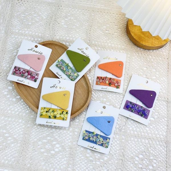 korean version of children's fabric big triangle bb clip embroidery flowers small fresh and cute bangs parent-child hairpin hair access, Slivery;white
korean version of children's fabric big triangle bb clip embroidery flowers small fresh and cute bangs parent-child hairpin hair access, Slivery;white