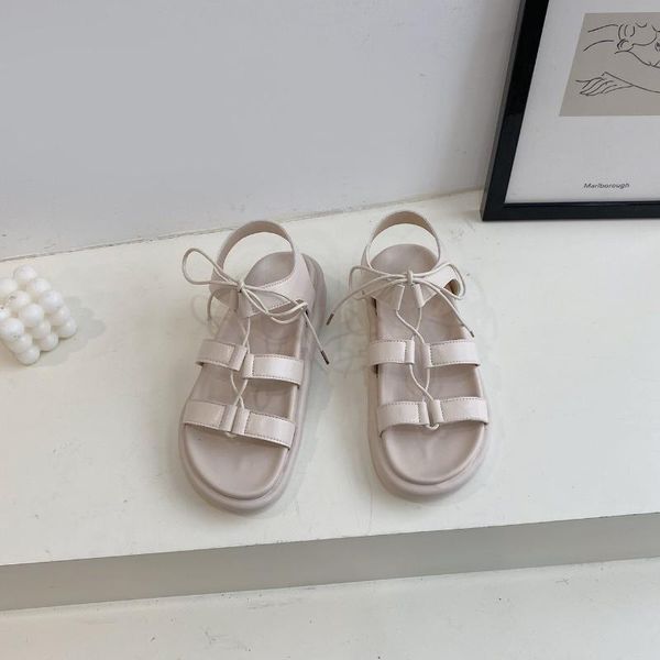 summer outdoor beach strappy sandals women's strap solid color roman flat bottom, Black
summer outdoor beach strappy sandals women's strap solid color roman flat bottom, Black