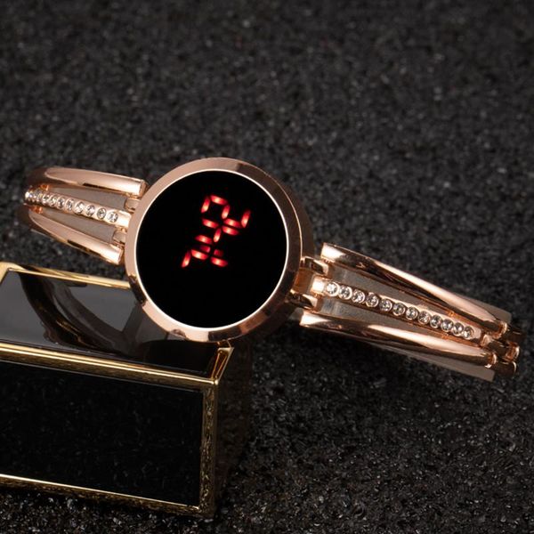 wristwatches women watches luxury digital bracelet silver gold alloy watchband brand fashion electronic led clock for, Slivery;brown
wristwatches women watches luxury digital bracelet silver gold alloy watchband brand fashion electronic led clock for, Slivery;brown