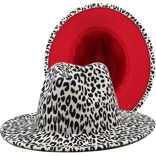 leopard fedora hat women men wide brim hats woman felt hat ladies fedoras man casual cap female male caps spring autumn winter fashion acces, Blue;gray
leopard fedora hat women men wide brim hats woman felt hat ladies fedoras man casual cap female male caps spring autumn winter fashion acces, Blue;gray