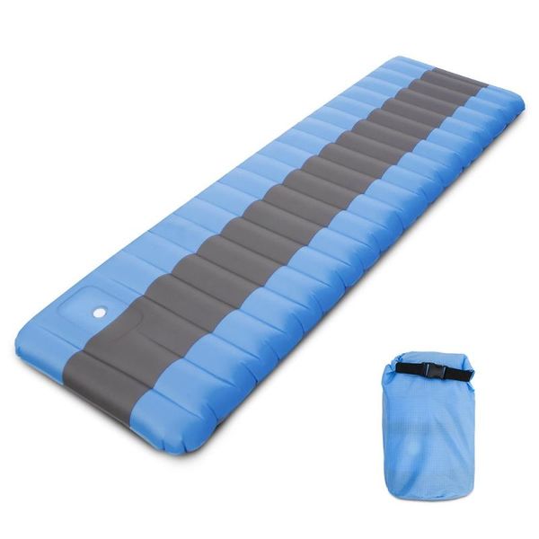 outdoor pads inflatable camping mat air sleeping pad with built-in foot pump inflating ground mattress backpacking hiking
outdoor pads inflatable camping mat air sleeping pad with built-in foot pump inflating ground mattress backpacking hiking