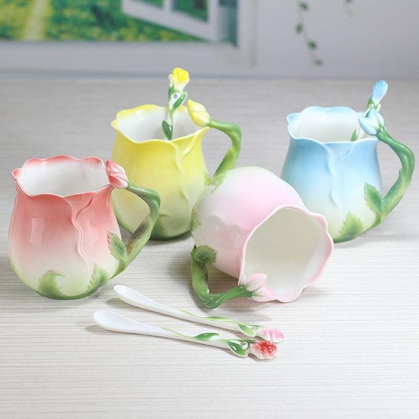 mugs jinfulan rose mug creative modeling aestheticism ceramic cup large capacity
mugs jinfulan rose mug creative modeling aestheticism ceramic cup large capacity