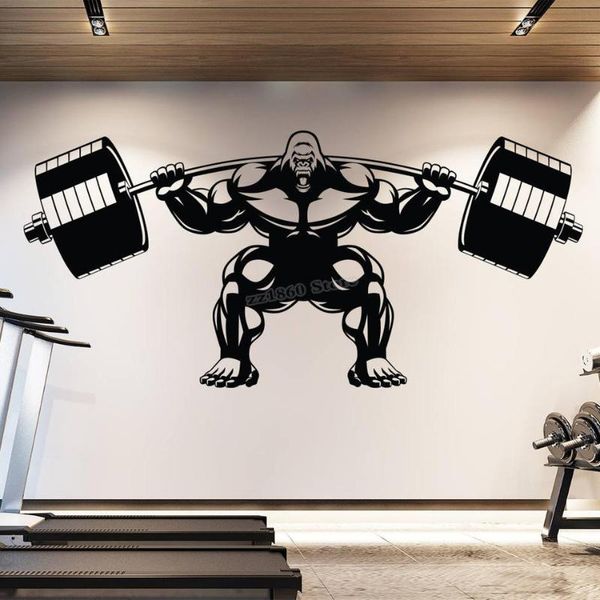wall stickers gorilla gym decal lifting fitness motivation muscle brawn barbell sticker decor sport poster b754
wall stickers gorilla gym decal lifting fitness motivation muscle brawn barbell sticker decor sport poster b754