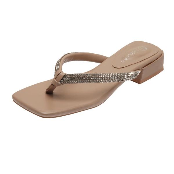 women fashion peep toe square heel flip flops beach sandals lady casual black crystal summer d080 slippers
women fashion peep toe square heel flip flops beach sandals lady casual black crystal summer d080 slippers