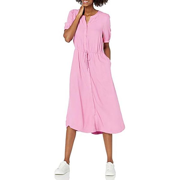 casual dresses summer midi dress women's sling backless button pocket sleeveless solid beach female sundress girls vestidos robe, Black;gray
casual dresses summer midi dress women's sling backless button pocket sleeveless solid beach female sundress girls vestidos robe, Black;gray