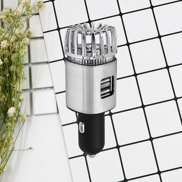 car air freshener 2 in 1 dual usb fresh ionic purifier oxygen bar ozone ionizer cleaner (silver)
car air freshener 2 in 1 dual usb fresh ionic purifier oxygen bar ozone ionizer cleaner (silver)