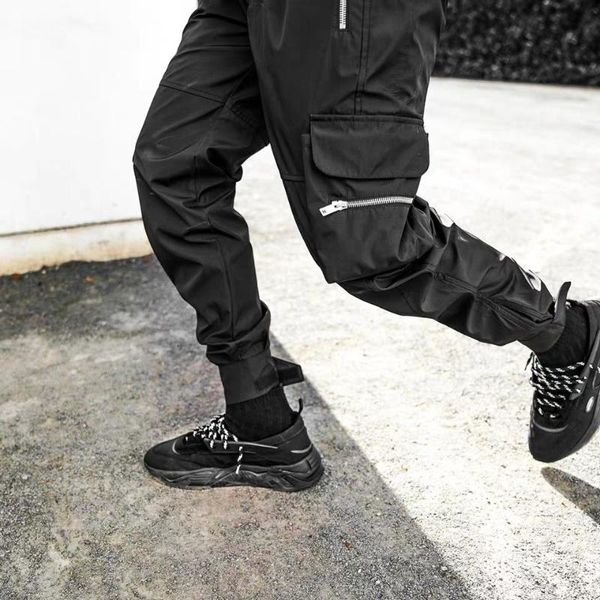 men's pants represent men multi-pocket cargo leggings trousers drawstring all-match high street black casual
men's pants represent men multi-pocket cargo leggings trousers drawstring all-match high street black casual
