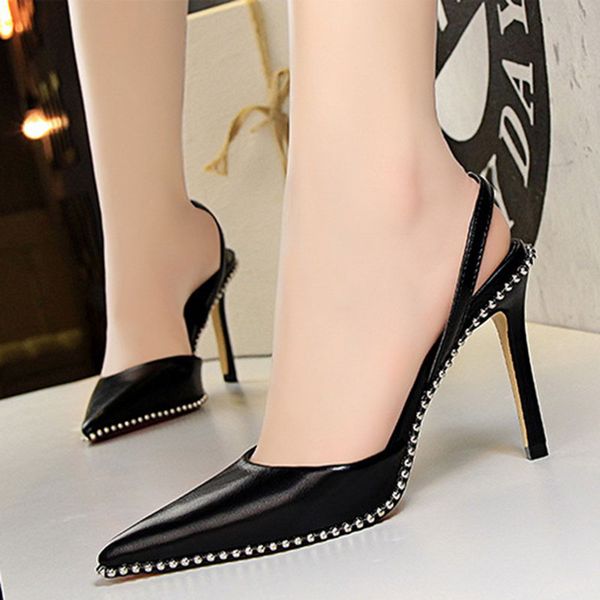 2021 fashion high heels sandals women party shoes elegant women sandals brand woman heeeld shoes summer thin heel 9cm a3223, Black
2021 fashion high heels sandals women party shoes elegant women sandals brand woman heeeld shoes summer thin heel 9cm a3223, Black
