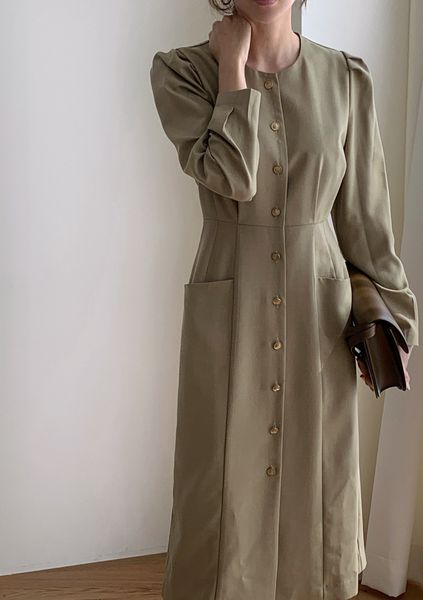 spring autumn fashion female button long sleeve vintage solid women casual slim shirt dress 210515, Black;gray
spring autumn fashion female button long sleeve vintage solid women casual slim shirt dress 210515, Black;gray