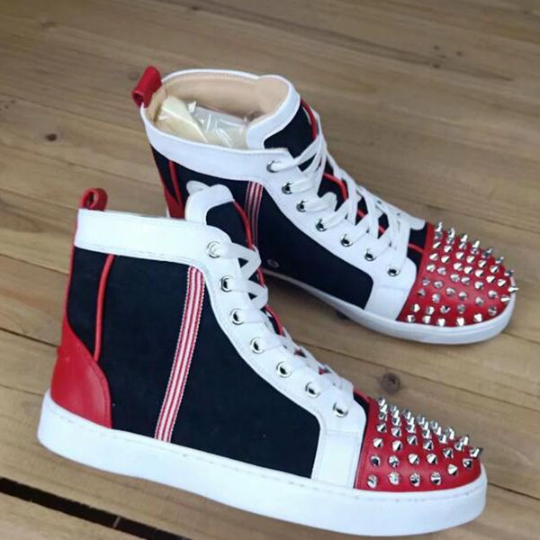 2022 new fashion designer brand studded spikes flats shoes red bottom shoes for men and women party lovers genuine leather sneakers gjyfkg, Red;white
2022 new fashion designer brand studded spikes flats shoes red bottom shoes for men and women party lovers genuine leather sneakers gjyfkg, Red;white