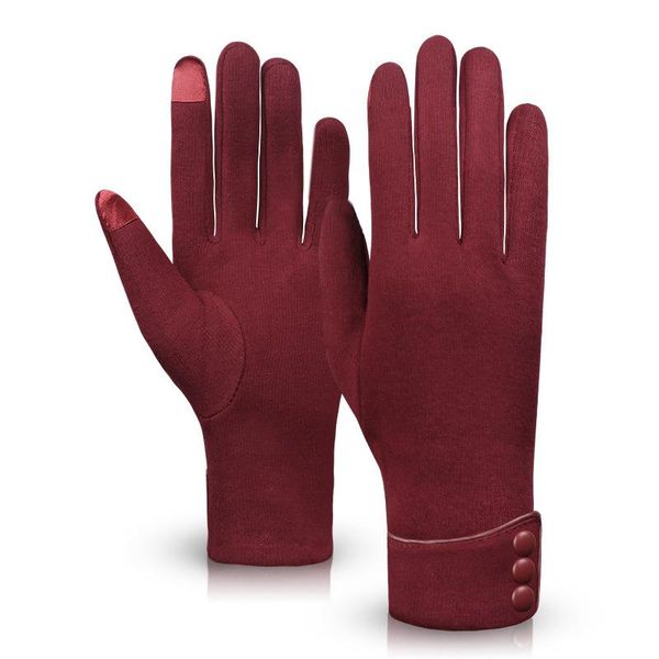 five fingers gloves winter riding warm fleece non inverted touch screen women' outdoor plush winte, Blue;gray
five fingers gloves winter riding warm fleece non inverted touch screen women' outdoor plush winte, Blue;gray