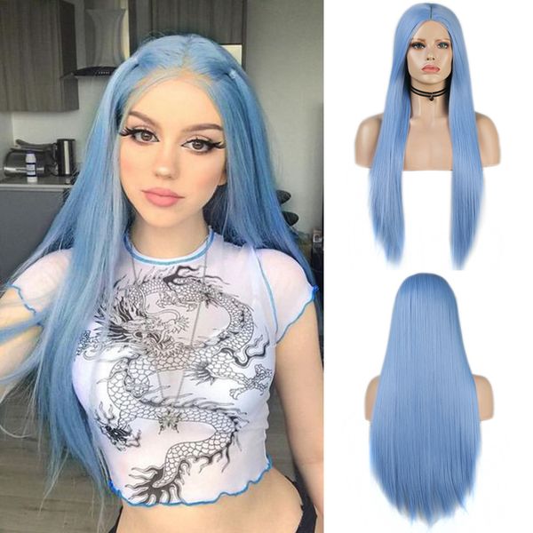 costume accessories light blue wigs for women silky straight hair synthetic wig high temperature fiber cosplay wig, Silver
costume accessories light blue wigs for women silky straight hair synthetic wig high temperature fiber cosplay wig, Silver