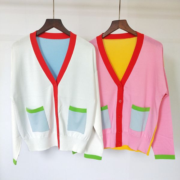 59% off factory outlet store summer color stitching v-neck slim age reducing knitted cardigan, White;black
59% off factory outlet store summer color stitching v-neck slim age reducing knitted cardigan, White;black