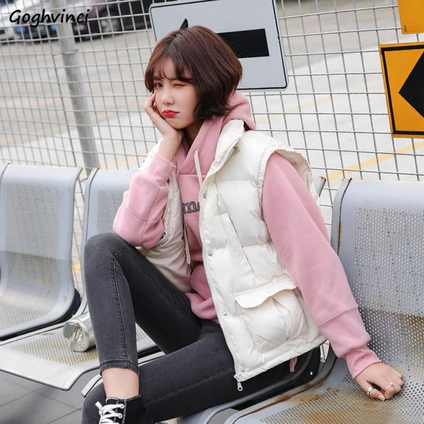 women's vests women chic 2xl warm autumn winter waistcoat harajuku korean style student simple all-match females outwear, Black;white
women's vests women chic 2xl warm autumn winter waistcoat harajuku korean style student simple all-match females outwear, Black;white