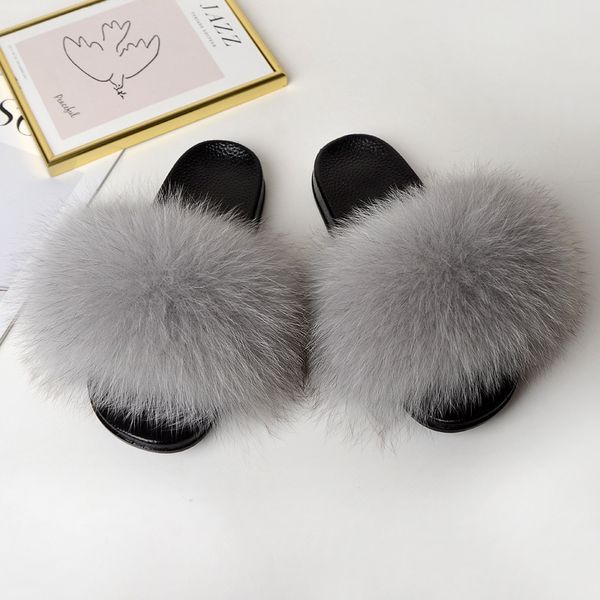 summer fluffy shoes raccoon fur slippers women real fox fur flip flop flat furry fur slides outdoor sandals woman amazing shoes, Black
summer fluffy shoes raccoon fur slippers women real fox fur flip flop flat furry fur slides outdoor sandals woman amazing shoes, Black