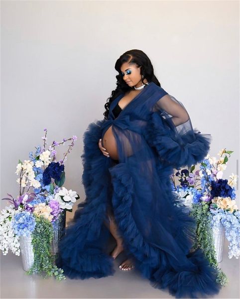 navy maternity tulle sleepwear wedding anniversary robes pregnancy lady art pgraphy dress custom made long sleeve party evening gowns, White
navy maternity tulle sleepwear wedding anniversary robes pregnancy lady art pgraphy dress custom made long sleeve party evening gowns, White