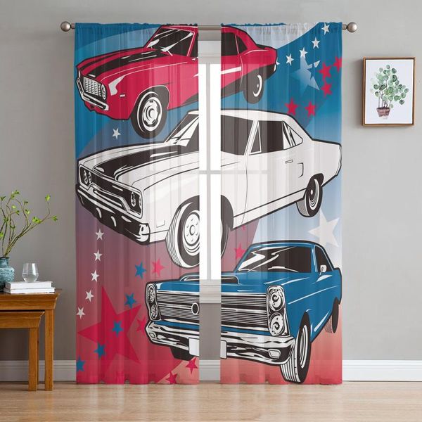 curtain & drapes car pentagram retro cartoon tulle curtains for living room decoration modern chiffon sheer voile kitchen
curtain & drapes car pentagram retro cartoon tulle curtains for living room decoration modern chiffon sheer voile kitchen