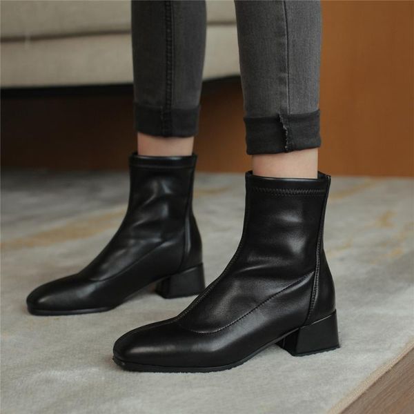 boots fashion women ankle square toe yarn elastic thick heel high heels shoes female socks 2021 spring booties, Black
boots fashion women ankle square toe yarn elastic thick heel high heels shoes female socks 2021 spring booties, Black