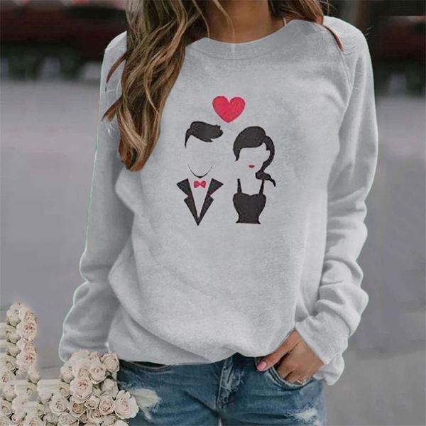 valentine's day series women's shirt with printed round neck funny animal print t-shirt love letter tshirts 210520, White
valentine's day series women's shirt with printed round neck funny animal print t-shirt love letter tshirts 210520, White