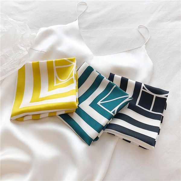 scarves &dolphin women small square scarf 53x53cm 100% nature silk strip letter print bandanas spring headbands lady kerchief ribbon, Blue;gray
scarves &dolphin women small square scarf 53x53cm 100% nature silk strip letter print bandanas spring headbands lady kerchief ribbon, Blue;gray