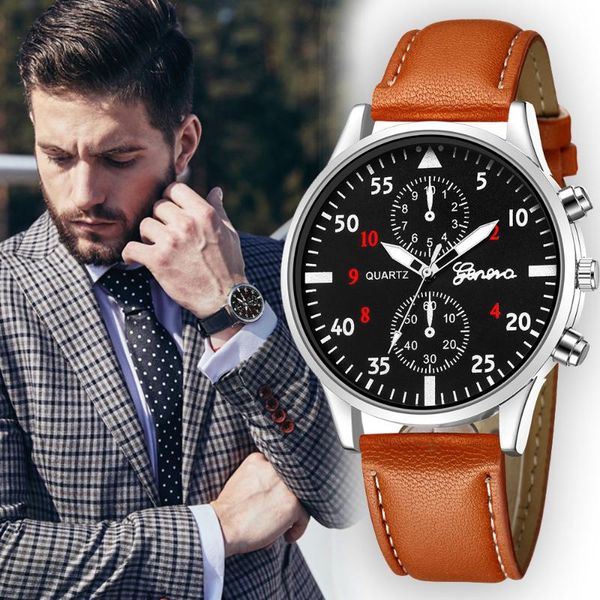 wristwatches luxury fashion mens watch leather band quartz wrist male business watches simple and stylish wristwatch relogio masculino, Slivery;brown
wristwatches luxury fashion mens watch leather band quartz wrist male business watches simple and stylish wristwatch relogio masculino, Slivery;brown