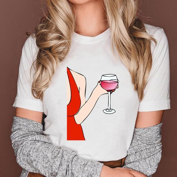 women's t-shirt women wine love cute 90s short sleeve fashion graphic female clothes cartoon lady tees tshirt print, White
women's t-shirt women wine love cute 90s short sleeve fashion graphic female clothes cartoon lady tees tshirt print, White